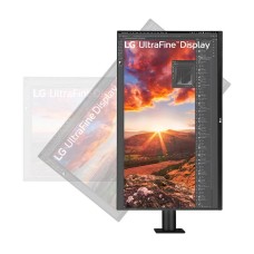 LG 32UN880K-B 32 Inch (31.5 Inch Viewable) UltraFine 4K UHD Display Dual HDMI, DP, USB Type-C, Dual USB Professional Monitor